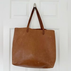Madewell leather tote bag